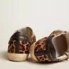 Super-Star für Damen aus Leder mit Leopardenmuster Super-Star für Damen aus Leder mit Leopardenmuster