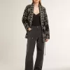 Super-Star für Damen aus Wildleder und Swarovski-Kristallen mit silbernem Stern Super-Star für Damen aus Wildleder und Swarovski-Kristallen mit silbernem Stern