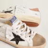 Super-Star für Damen mit schwarzem Glitzerstern und rosa Fersenlasche Super-Star für Damen mit schwarzem Glitzerstern und rosa Fersenlasche