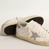 Super-Star für Damen mit silbernem Swarovski-Kristallstern und Fersenlasche