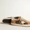 Super-Star LTD aus braunem Leder und tabakfarbenem Wildleder mit weißem Stern