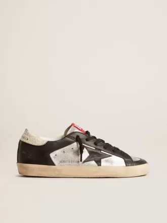 Super-Star LTD aus Metallic-Leder mit schwarzem Lederstern und Einsätzen