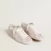 Super-Star LTD aus rosa Leder mit silberfarbenem Lederstern und rosa Lederabsatzlasche Super-Star LTD aus rosa Leder mit silberfarbenem Lederstern und rosa Lederabsatzlasche