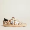 Super-Star LTD aus Swarovski-Kristallen mit Zebra-Effekt und weißem Lederstern Super-Star LTD aus Swarovski-Kristallen mit Zebra-Effekt und weißem Lederstern