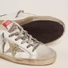 Super-Star LTD für Damen mit blauer Fersenlasche und Swarovski-Kristallstern Super-Star LTD für Damen mit blauer Fersenlasche und Swarovski-Kristallstern