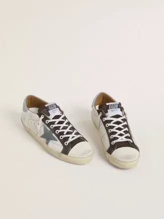 Super-Star LTD für Damen mit hellblauem Wildlederstern und hellblauem Canvas-Fersenlasche