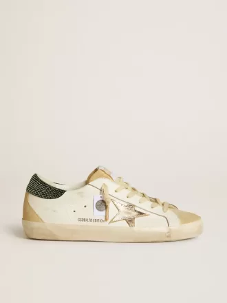 Super-Star LTD für Damen mit Lederstern und Fersenkappe mit Swarovski-Kristallen Super-Star LTD für Damen mit Lederstern und Fersenkappe mit Swarovski-Kristallen