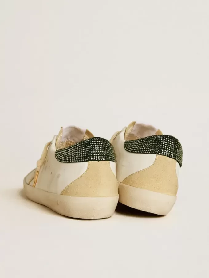 Super-Star LTD für Damen mit Lederstern und Fersenkappe mit Swarovski-Kristallen Super-Star LTD für Damen mit Lederstern und Fersenkappe mit Swarovski-Kristallen