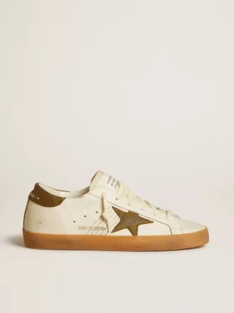 Super-Star LTD für Damen mit militärgrünem Nubuk-Stern und Fersenlasche Super-Star LTD für Damen mit militärgrünem Nubuk-Stern und Fersenlasche