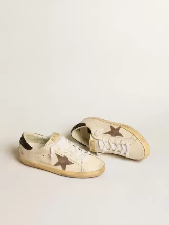 Super-Star LTD mit laminiertem Lederstern und schwarzer Glitzer-Fersenlasche