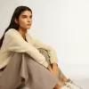 Super-Star-Sabots mit weißem Lederstern und Lammfellfutter