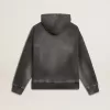 Sweatshirt in Anthrazit mit Sprüheffekt und Nieten Sweatshirt in Anthrazit mit Sprüheffekt und Nieten