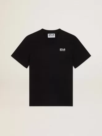 T-Shirt aus der Black Star Collection mit kontrastierendem weißem Logo und Stern