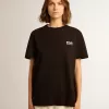 T-Shirt aus der Black Star Collection mit kontrastierendem weißem Logo und Stern