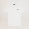T-Shirt aus der White Star Collection mit kontrastierendem schwarzem Logo und Stern