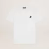 T-Shirt aus der White Star Collection mit schwarzem Stern auf der Vorderseite