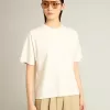 T-Shirt in Altweiß mit umgekehrtem Logo auf der Rückseite – Jersey Capsule