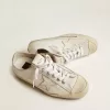 V-Star für Damen aus Leder mit Vintage-Effekt