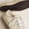V-Star für Damen aus Leder mit Vintage-Effekt