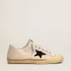 Herren-Sneaker V-Star LTD mit schwarzem Wildlederstern und gesticktem Schriftzug