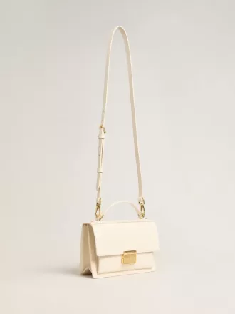 Venezia Tasche aus butterfarbenem Leder mit Golddetails