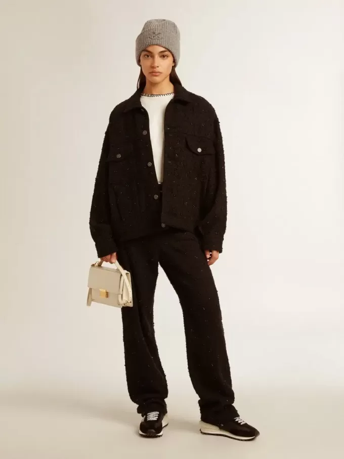 Venezia Tasche aus butterfarbenem Leder mit Golddetails