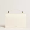 Venezia Tasche aus butterfarbenem Leder mit Golddetails