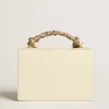 Venezia Tasche aus butterfarbenem Leder mit Seidenschal