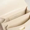 Venezia Tasche aus butterfarbenem Leder mit Seidenschal