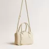 Vita Bag aus butterfarbenem Leder mit goldenen Details
