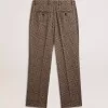 Weiche Herrenhose mit Hahnentrittmuster