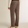 Weiche Herrenhose mit Hahnentrittmuster