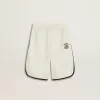 Weiße Shorts für Jungen mit gesticktem Logo Weiße Shorts für Jungen mit gesticktem Logo