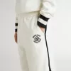 Weiße Shorts für Jungen mit gesticktem Logo Weiße Shorts für Jungen mit gesticktem Logo