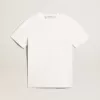 Weißes Herren-T-Shirt mit Distressed-Effekt