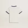 Weißes T-Shirt für Jungen mit blauem Aufdruck Weißes T-Shirt für Jungen mit blauem Aufdruck