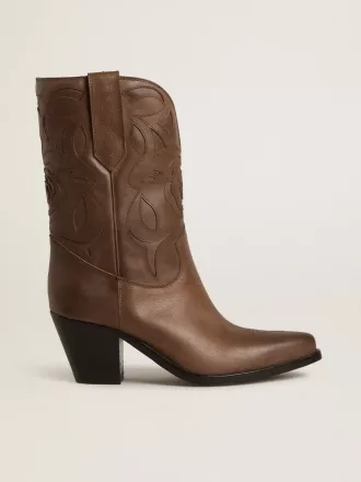 Wish Star Stiefel aus taubengrauem Leder mit Ton-in-Ton-Einlagen Wish Star Stiefel aus taubengrauem Leder mit Ton-in-Ton-Einlagen