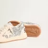 Young Ball Star in Glitzer mit silbermetallischer Lederferse Young Ball Star in Glitzer mit silbermetallischer Lederferse