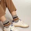 Young Ball Star mit blauem Metallic-Lederstern und Fersenlasche