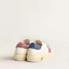 Young May School aus Leder mit Glitzerstern und Fersenlasche Young May School aus Leder mit Glitzerstern und Fersenlasche