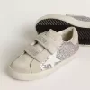 Young Old School in Silber und Pink Glitzer mit weißem Lederstern