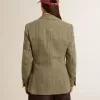 Zweireihiger Damenblazer aus Shetlandwolle