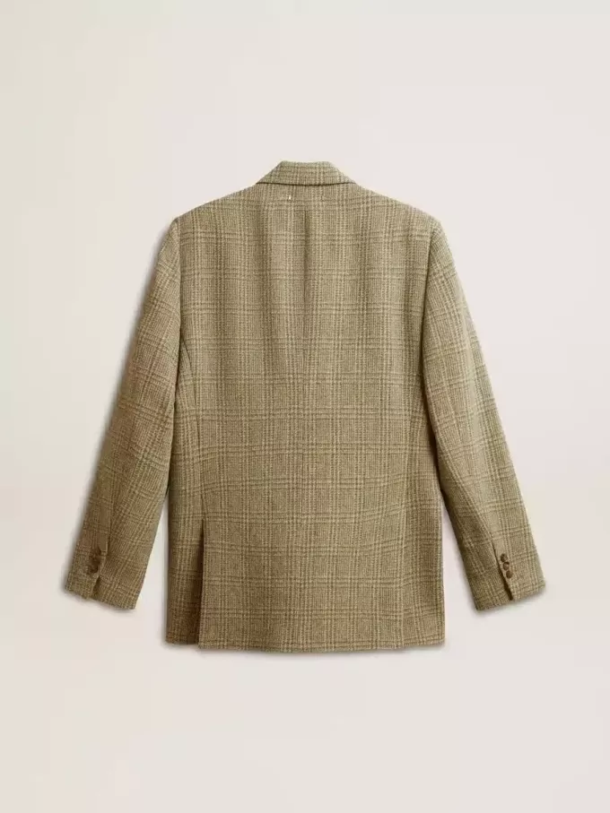 Zweireihiger Herrenblazer aus Shetlandwolle